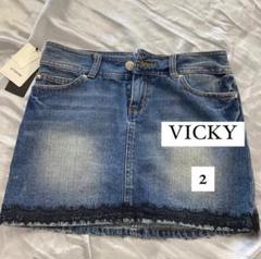 VICKY ビッキー　デニムスカート　新品タグ付きのサムネイル