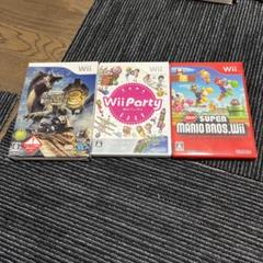 Wiiゲームセットモンスターハンター3・Wiiパーティ・スーパーマリオブラザーズ