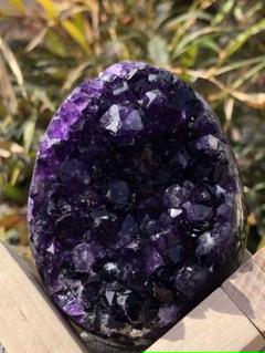 ❤️レア可愛い極みの逸品卵雪花晶高品質アメジストエッグ C