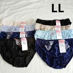 【LL】8枚 レディースショーツ 大きいサイズ XL まとめ売り(H215)のサムネイル
