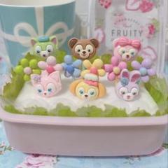 ディズニー☆ダッフィーフレンズ☆ランチピック☆お弁当ピック - メルカリ