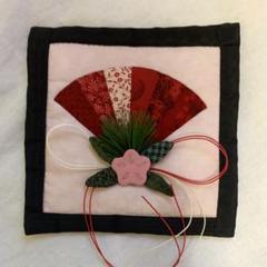 ハンドメイド パッチワーク 着物タペストリー 七五三 お正月 お