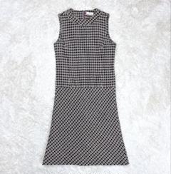 バレンシアガ.ノ－スリ－ブワンピ－スインナー付きM BALENCIAGA / バレンシアガ | ロゴプリント ラップ ノースリーブ