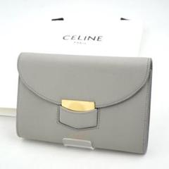 ✨未使用に近い✨　CELINE ミディアム　ミニ財布　トロッターウォレット　刻印 ✨未使用に近い✨ CELINE ミディアム ミニ財布 トロッター