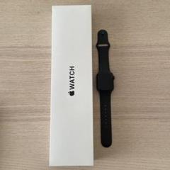 Apple Watch SE（GPSモデル） 40mm ブラック シリコンバンド