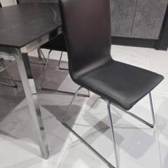 IKEA イケア ブラック 黒 ダイニングチェア 椅子④