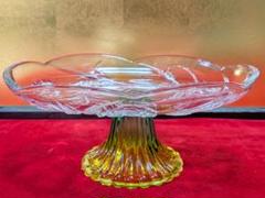 骨董　ガラス工芸　銅赤ガラス　ラッパ型　脚付　菓子器　コンポート　１客 2025年最新】ガラス コンポートの人気アイテム - メルカリ