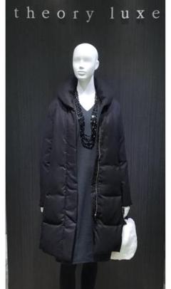 theory luxe ブラック ダウンロングコート theory luxe(セオリーリュクス) ダウンコート サイズ40 M