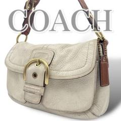 Coach Soho Hobo Shoulder white leather
