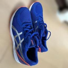 asics スニーカー 22cm 青色