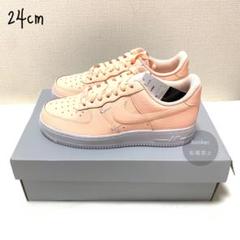 【新品/24cm】ナイキ AIR FORCE 1 07 白 ピンク