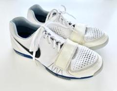 NIKE ZOOM スニーカー ホワイト/ブルー 25.5cm