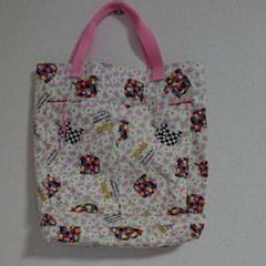 ハンドメイド エルマー 柄トートバッグ