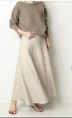 新品◇Deuxieme Classeアササルファーゾメ フレアスカート 36