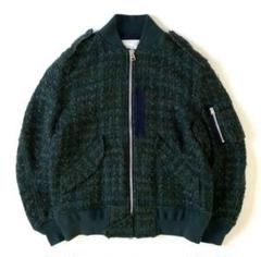 SACAI♦ウール混ツイードジャケット sacai - Sacai 23AW ウール ツイード ジャケットの通販 by CYCLE