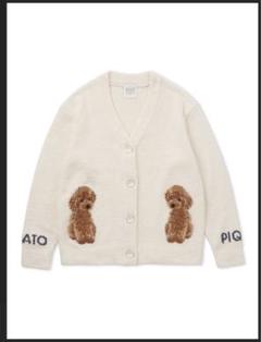 gelato pique - 【UNISEX】トイプードルジャガードカーディガン