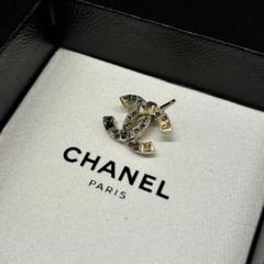 CHANEL シャネル　ピアス　片耳　ココマーク　ラインストーン　ヴィンテージのサムネイル