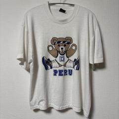 希少 80s 90s DODGERS PERU プリントTシャツ VINTAGE