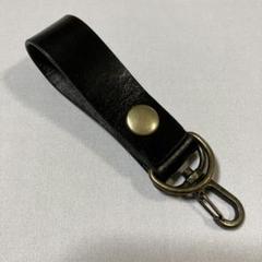 真っ直ぐストラップDカン付きAT 黒　１個のみ