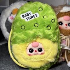 Babythree ベイビースリー スマホポーチ グリーン