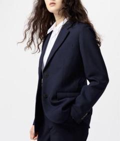 【美品】UNIQLO 感動ジャケット ネイビー