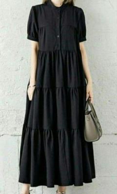 新品　未使用　ワンピース　ロングワンピース　半袖　Mサイズ