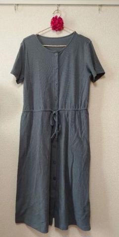 マタニティ 半袖 ワンピース型パジャマ （西松屋）ワッフル