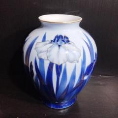 大値下げ◆深川製磁◆有田焼深川製磁 花菖蒲 花器花瓶 壺:高さ約28.7cm m56852673111_1.jpg?1748784303