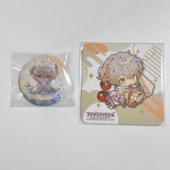 フラメモ　ミュンナ　缶バッジ　コースター　コラボカフェ　クリカ　ウエハース　特典 フラメモ ミュンナ 缶バッジ コースター コラボカフェ クリカ