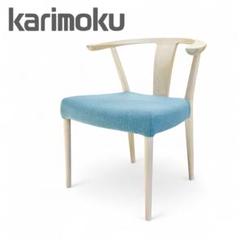 ⭐希少✴︎karimoku オールドカリモク ダイニング チェア 木製 曲木 karimoku (カリモク) ダイニングチェアー ブラウン×レッド 木製