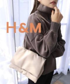 ◯新品 H&M 2wayショルダーバッグ　アイボリー ショルダーバッグ 斜め掛け