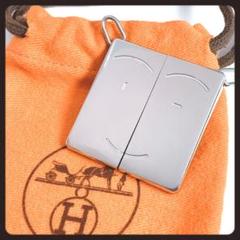箱付き　HERMES　エルメス　シンボル　スマイル　ネックレス　ペア