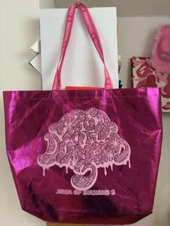ちゃんみなarea diamond3トートバッグ ピンク 銀テープ付き