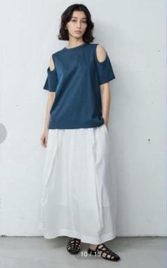 スカート OUTERSUNSETswitching balloon skirt 新品OUTERSUNSETswitching balloon skirt