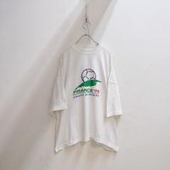 98s フランス ワールドカップ ヴィンテージ 染み込みプリント Tシャツのサムネイル