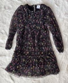 ZARA 花柄シースルーワンピース サイズ122cm