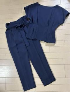 値下げ　美品　アーバンリサーチ　セットアップ　カットソー　パンツ セットアップ対応』 リネンライクサイドポケットワイドパンツ
