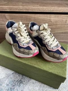 GUCCI カラフルGGパターン スニーカー サイズ36 GUCCI 【値下げ】GUCCI ライトンGG柄ローカットスニーカー