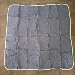 冷感マット 敷きパッド ネイビー82cmx82cm