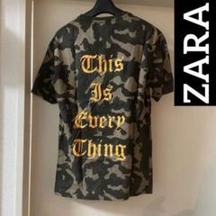 ZARA MAN 迷彩柄 Tシャツ