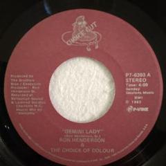Ron Henderson / Gemini Lady 7inch