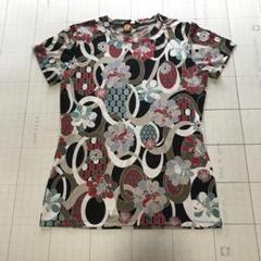 ト2506-②-4509 ラックスリラクシング　和柄Tシャツ　カットソー　44