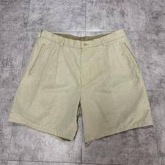 SAVANE サヴァーン プリーツ ツータック リネン コットン ハーフパンツ