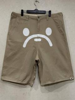 エイプ APE パンツ ショートパンツ ハーフパンツ チノ ロゴ L ベージュ 2025年最新】A BATHING APE 素材:チノ ショートパンツ・ハーフ