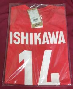 2025年 バレーボール男子日本代表 応援Tシャツ 石川祐希 アシックス（ASICS）（メンズ、レディース）バレーボールウェア
