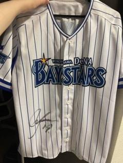 YOKOHAMA DeNA BAYSTARS 山﨑康晃サイン入りユニフォーム - メルカリ