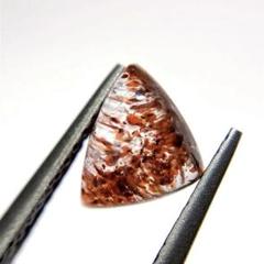 中央宝石研究所 レピドクロサイト ファイヤー クォーツ 1.133ct ルース