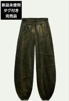 ZARA ウォッシュ加工入りパンツ S - メルカリ