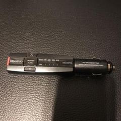【美品】 KENWOOD FMトランスミッター CAX-BT10 ブラック
