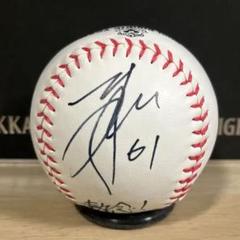 【貴重】落合博満選手サインボール（日本ハムファイターズ時代）背番号3 落合博満選手(東京読売巨人軍) サインボール 背番号60 おまけ